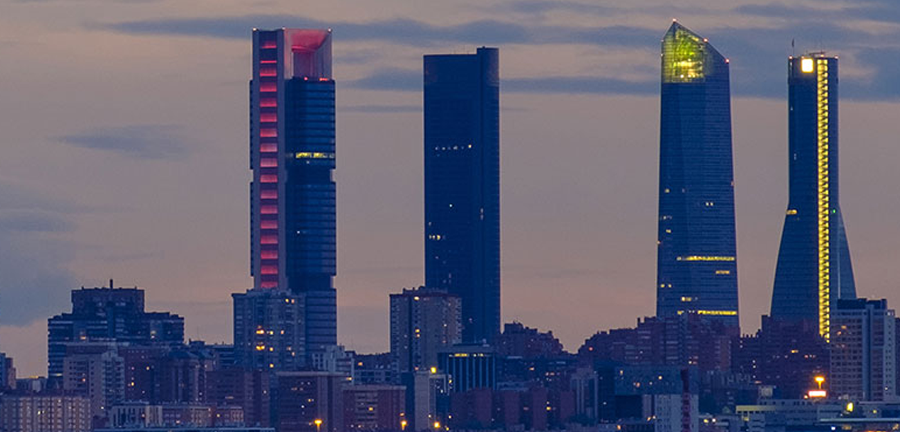 Panorámica de las cuatro torres